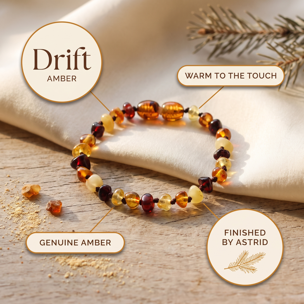 Astrid's Drift Amber Bracelet