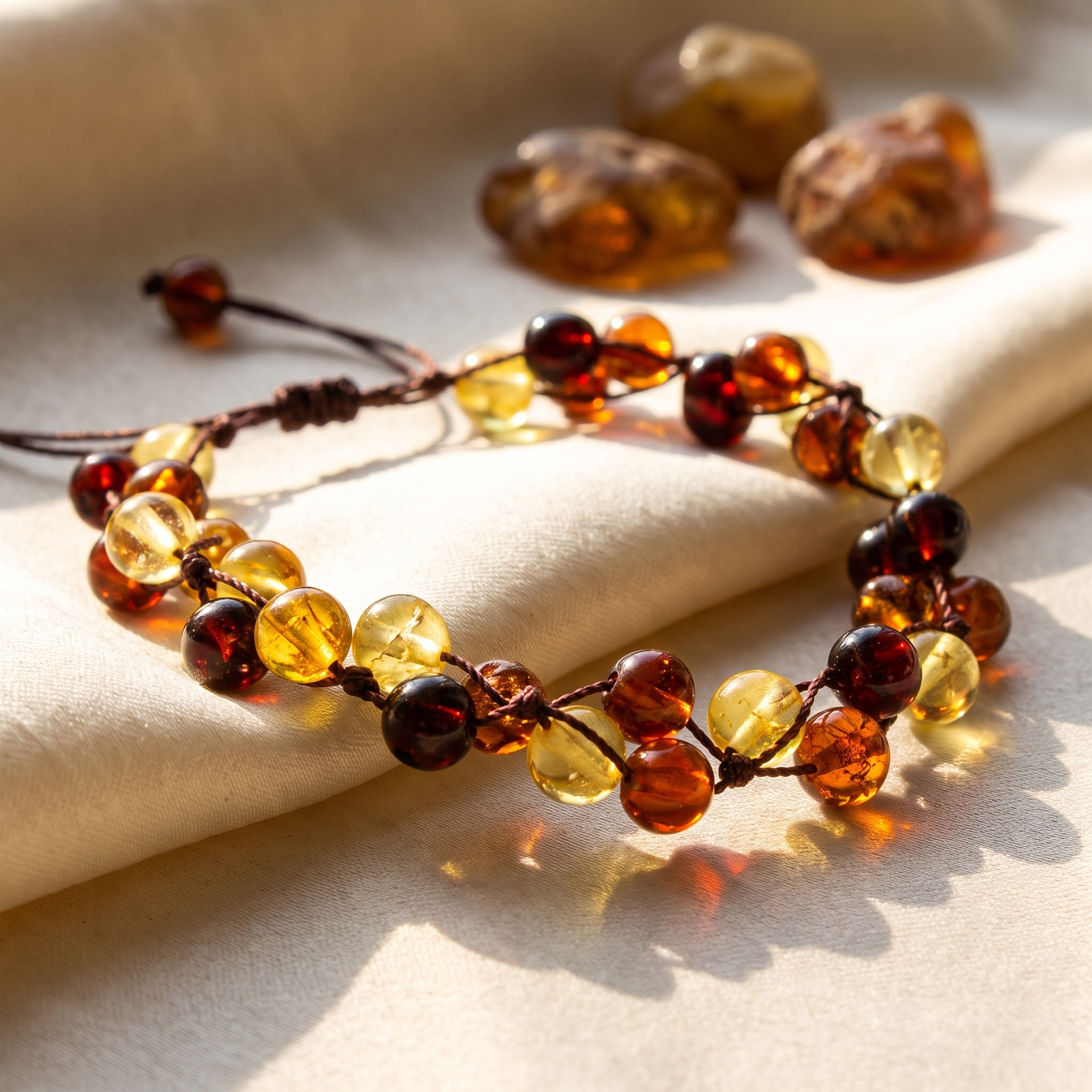 Astrid's Tide Amber Bracelet