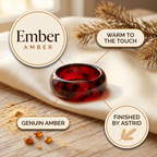Astrid's Ember Amber Ring