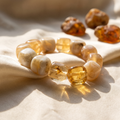 Astrid's Frost Amber Bracelet
