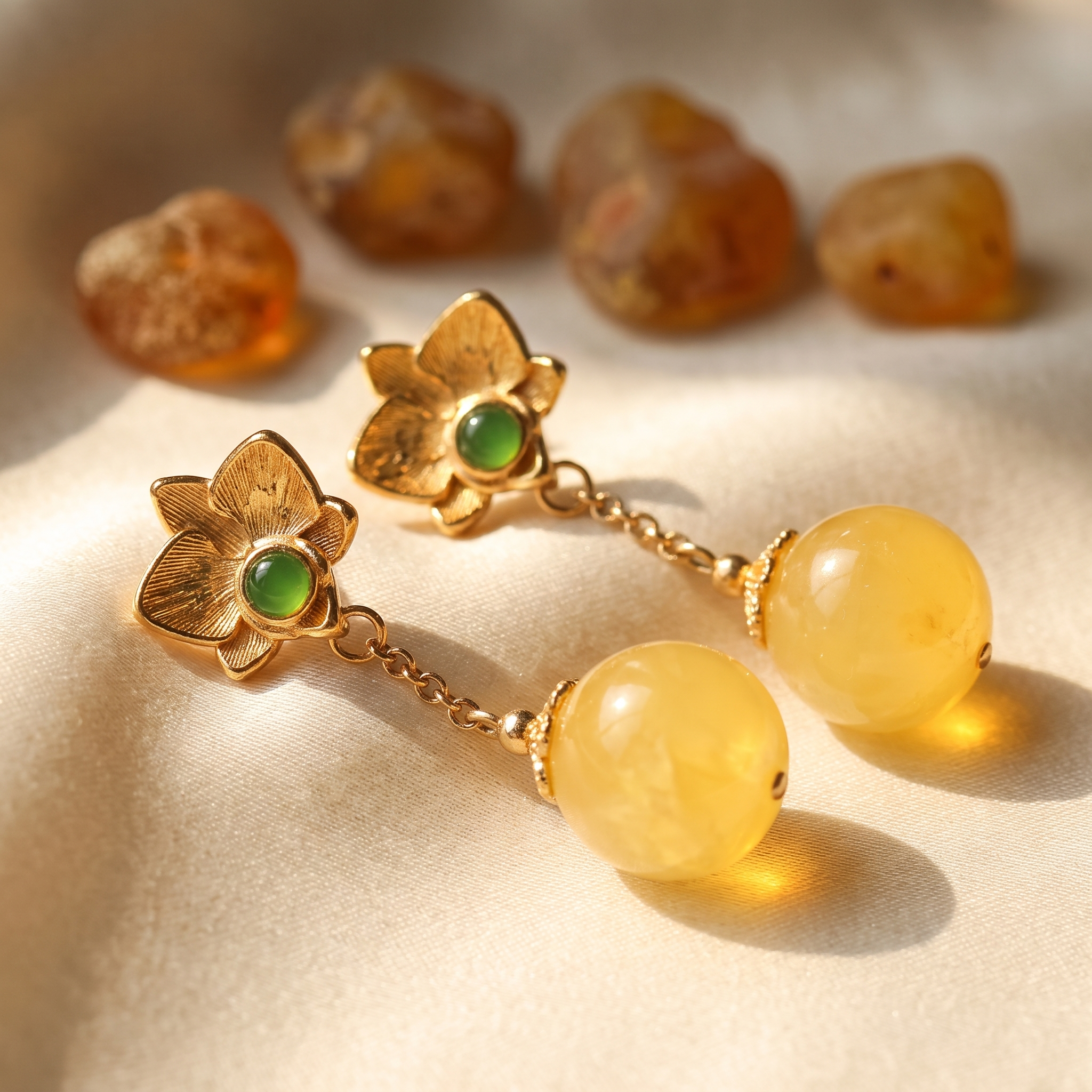 Astrid's Cove Amber Earrings