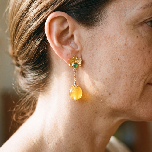 Astrid's Cove Amber Earrings
