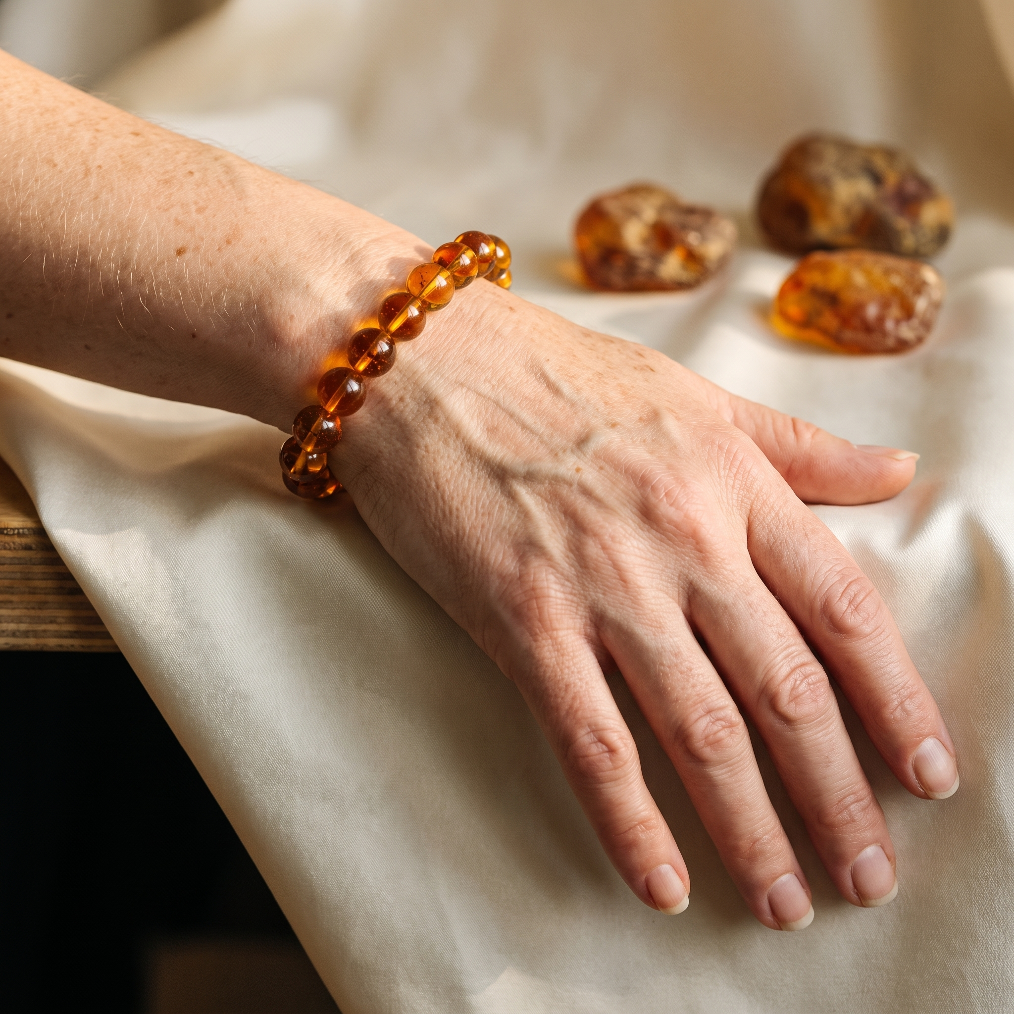 Astrid's Harbour Amber Bracelet